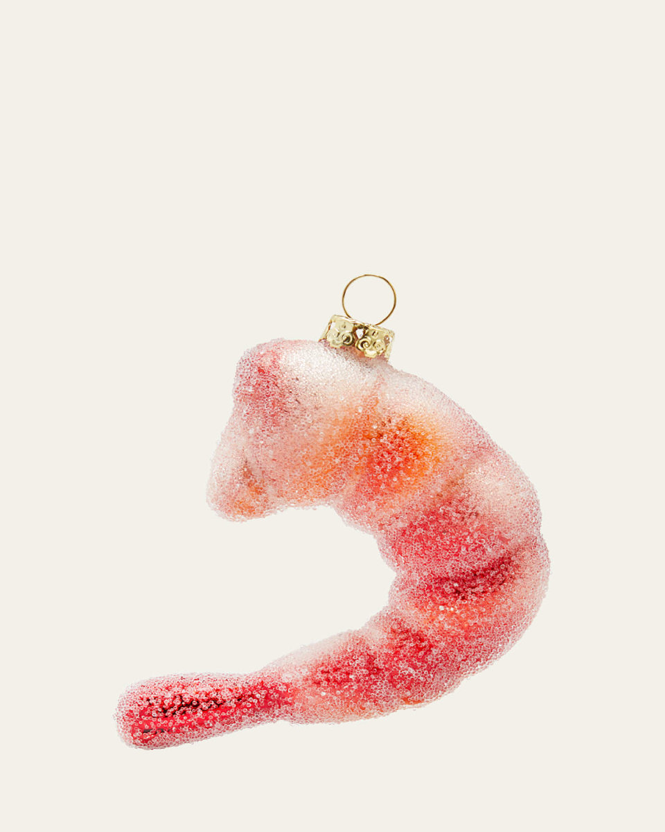 Cocktail Shrimp Glass Ornament
